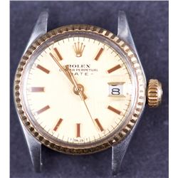 Vintage Ladies Rolex Two Tone Date Watch 6517