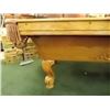 Image 4 : POOL TABLE - SLATE POOL TABLE - ACCENT CARVINGS ON SIDES - 54" X 98" - MAKE SURE YOU HAVE HELP TO MO