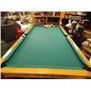 Image 6 : POOL TABLE - SLATE POOL TABLE - ACCENT CARVINGS ON SIDES - 54" X 98" - MAKE SURE YOU HAVE HELP TO MO