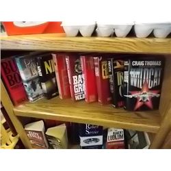 SHELF OF ASSORTED BOOKS