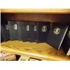 Image 1 : SHELF OF ASSORTED BOOKS   - BLACK - AGATHA CHRISTIE MYSTERY COLLECTION