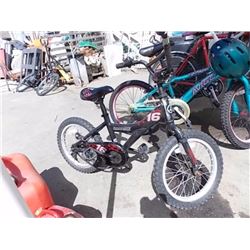 CHILD'S BIKE & STAND - BLACK