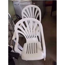 LAWN CHAIRS - WHITE - 2 TTL