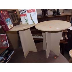 ROUND SIDE TABLES - 2 TTL