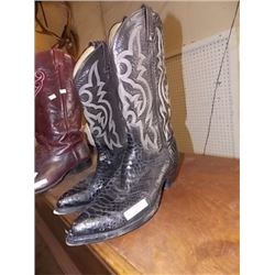 LEATHER COWBOY BOOTS - MEN'S SZ 10