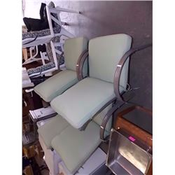 PATIO CHAIRS WITH CUSIONS - 4 TTL