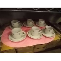 CHILD'S PORCELEIN TEA SETS - 3 SETS OF 12 PC / LOT