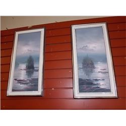 OIL PICTURES - 2 TTL - SIGNED