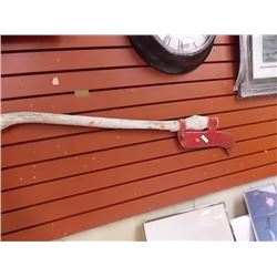 VINTAGE LONG WOOD HANDLES BILL HOOK