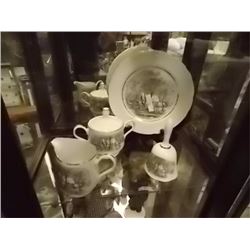 CREAM + SUGAR, PLATE & AVON BELL