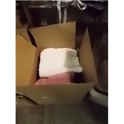 BOX OF ASSORTED TOWELS