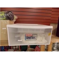 BIN DRAWER WITH LINEN