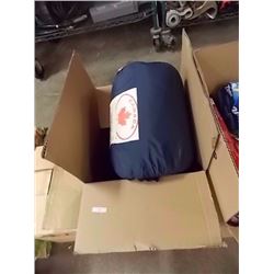 BOX - SLEEPING BAG & CUSIONS