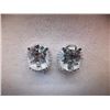Image 1 : EARRINGS - 3.5CTW GREEN AMETHYST & DIAMOND IN STERLING SILVER SETTING - INCLUDES CERTIFICATE $350