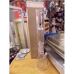 NEW 19" GLASS BIO BONG - SINGLE BUBBLER