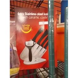 NEW STAINLESS STEEL KNIFE SET - 6 PC - GERMANY