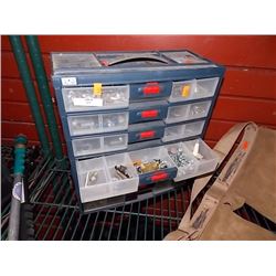 BOLT BIN WITH CONTENTS