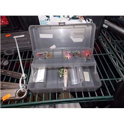 TACKLE BOX & CONTENTS - INCLUDES BUT NOT LIMITED FLY HOOKS