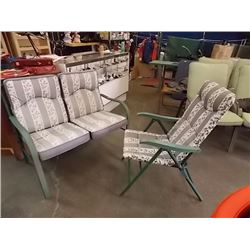 PATIO CHAIRS - DOUBLE CHAIR & SINGLE CHAIR -= 2 TTL