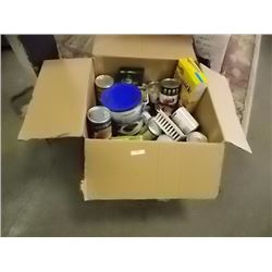 BOX OF ASSORTED FOOD ITEMS FROM ESTATE