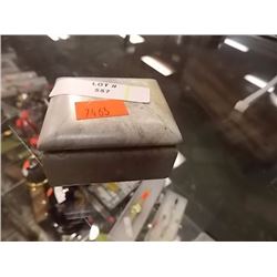 STONE LIDDED BOX WITH PENDANT