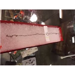 NECKLACE - SILVER WITH GEMSTONE