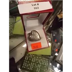 LOCKET - SILVER ENGRAVED