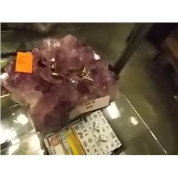 CRYSTALITE WITH GLASS & GOLD DRAGON