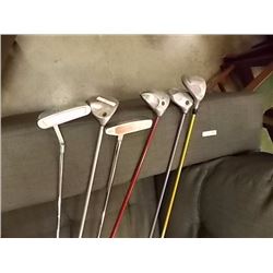 GOLF CLUBS - LOT OF 6 ASSORTED