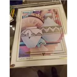 FRAMED SOUTHWESTERN STILL LIFE - SIGNED