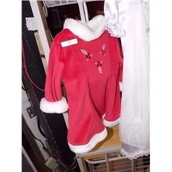 RED DRESS - LITTLE GIRL - SZ 6MONTH