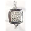 Image 2 : RING - STERLING SILVER DIAMOND RING (.2CT) - INSURANCE VALUE $997