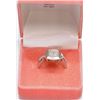 Image 3 : RING - STERLING SILVER DIAMOND RING (.2CT) - INSURANCE VALUE $997
