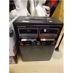 RETRO CALIFONE KAREOKE MACHINE - DUAL CASSETTE