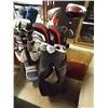 Image 1 : GOLF BAG - BLACK & CLUBS -KING COBRA