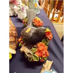 BIRD IN FLOWERS