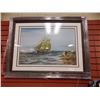 Image 1 : FRAMED PICTURE - TALL SHIP