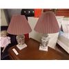 Image 2 : PORCELEIN TABLE LAMPS - 2 TTL