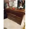Image 2 : WALLNUT DRESSER - 2 DRAWER