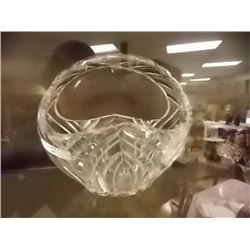 GLASS BASKET CANDY DISH