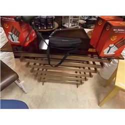 DESIGNOR METAL & GLASS SOFA TABLE