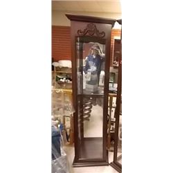 MAHOGANY CURIO CABINET