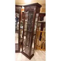 MAHOGANY CURIO CABINET