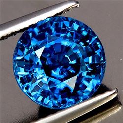 Natural Combodian Rare Blue Zircon 4.01 Ct - VVS