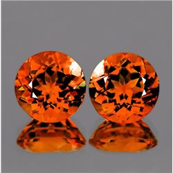 Natural Mandarin Orange Spessartite Garnet 6.50 MM- VVS