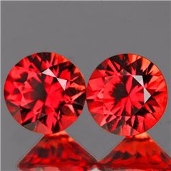 Natural Orange/Red Sapphire 3.80 MM - VVS