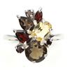 Image 1 : Natural Multi Gemstone Ring