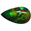 Image 1 : Natural Full Fire Ethopian Black 3.97 Cts Opal