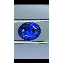 Natural Royal Blue Sapphire 10.00 Cts ( VVS ) - GRS