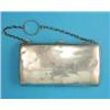 Image 1 : A George V silver purse with chain strap....